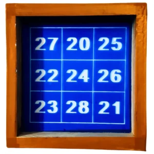 Kuber Yantra Rangoli Stencil Wooden 5x5 Inches