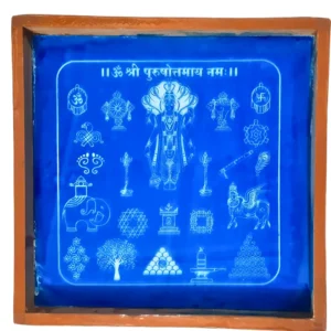 Purushottam wooden rangoli stencil in 10x10