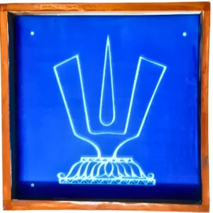 Namah Rangoli Stencil Wooden 10x10 Inches