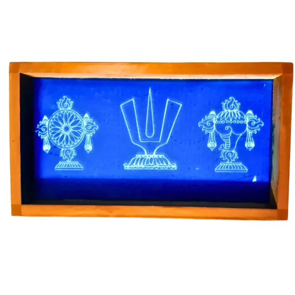 shankh chakra namah rangoli stencil