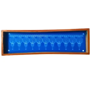 toran rangoli stencil wooden 17x5 festive decor