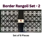 Border readymade rangoli set of 8 pieces