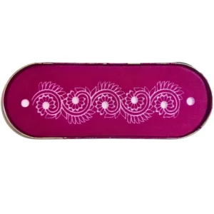 Decorative metal rangoli stencil for Diwali 12x5 inches