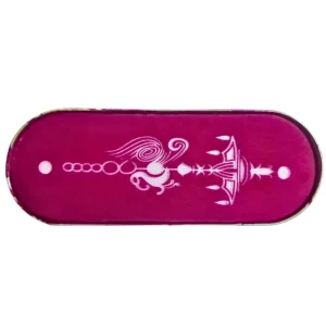 decorative rangoli edge stencil metal 12x5 inches design 15