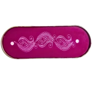 12x5 metal rangoli border stencil for festive decor