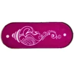 12x5 inch metal border rangoli stencil for edge patterns