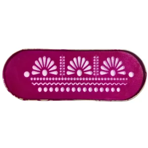 Decorative metal rangoli stencil 12x5 for border design
