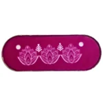 border rangoli stencil metal 12x5 inches design 7