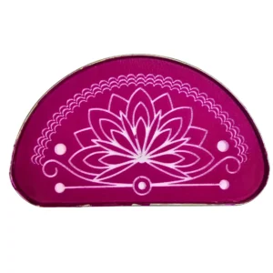 Half-round metal rangoli stencil design 14 for decorative borders