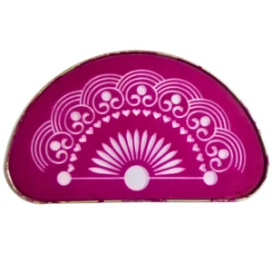 Rangoli Stencil Metal Half Round