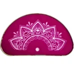 Half-round metal rangoli stencil design 3 for festive border patterns