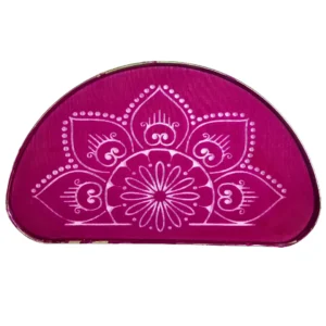 metal half round rangoli stencil design 9 for Diwali decor
