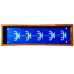 hanging diya wooden rangoli stencil 17x5 for festive decor