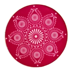 16 inch round metal rangoli stencil
