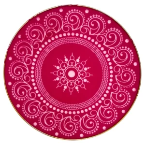 Decorative Round Metal Rangoli Stencil – 16 Inch