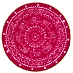 16 Inch Round Metal Rangoli Stencil