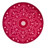 18 inch medium round metal rangoli stencil for home decoration