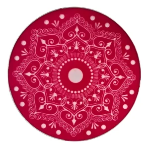 18 inch medium round metal rangoli stencil for home decoration