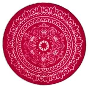 18 Inch Round Metal Rangoli Stencil