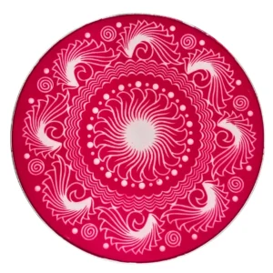 18 Inch Round Metal Rangoli Stencil