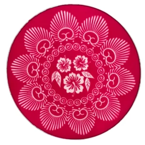 18 Inch Round Metal Rangoli Stencil