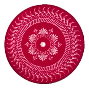 18 Inch Round Metal Rangoli Stencil