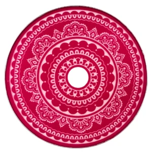 18 Inch Round Metal Rangoli Stencil