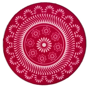 18 Inch Round Metal Rangoli Stencil
