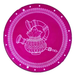 20 inch round metal rangoli stencil for festive decoration