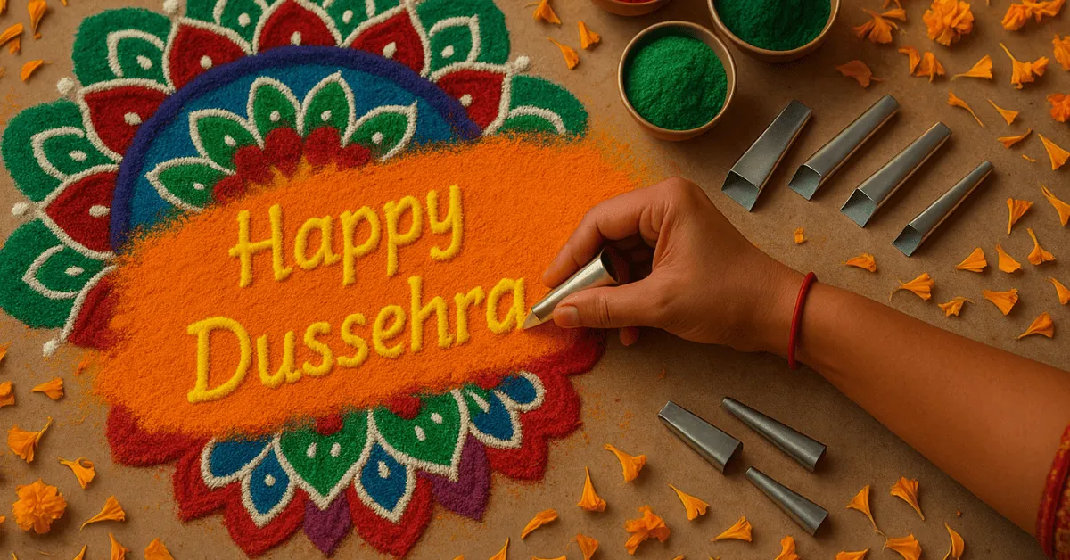 Calligraphy in Color: A Beginner’s Guide to Using Rangoli Calligraphy Tools
